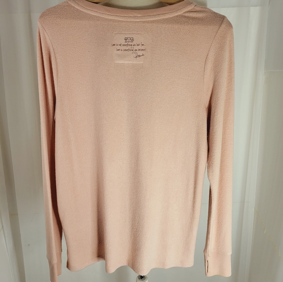 PEACE LOVE WORLD Long Sleeve Soft Shirt XXS - Picture 4 of 9